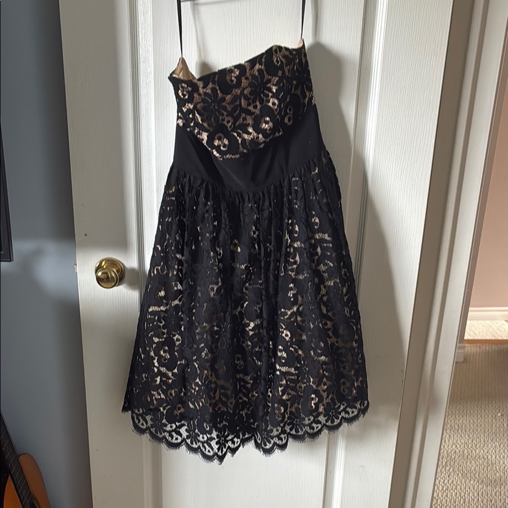 Milly Black and Cream Dress